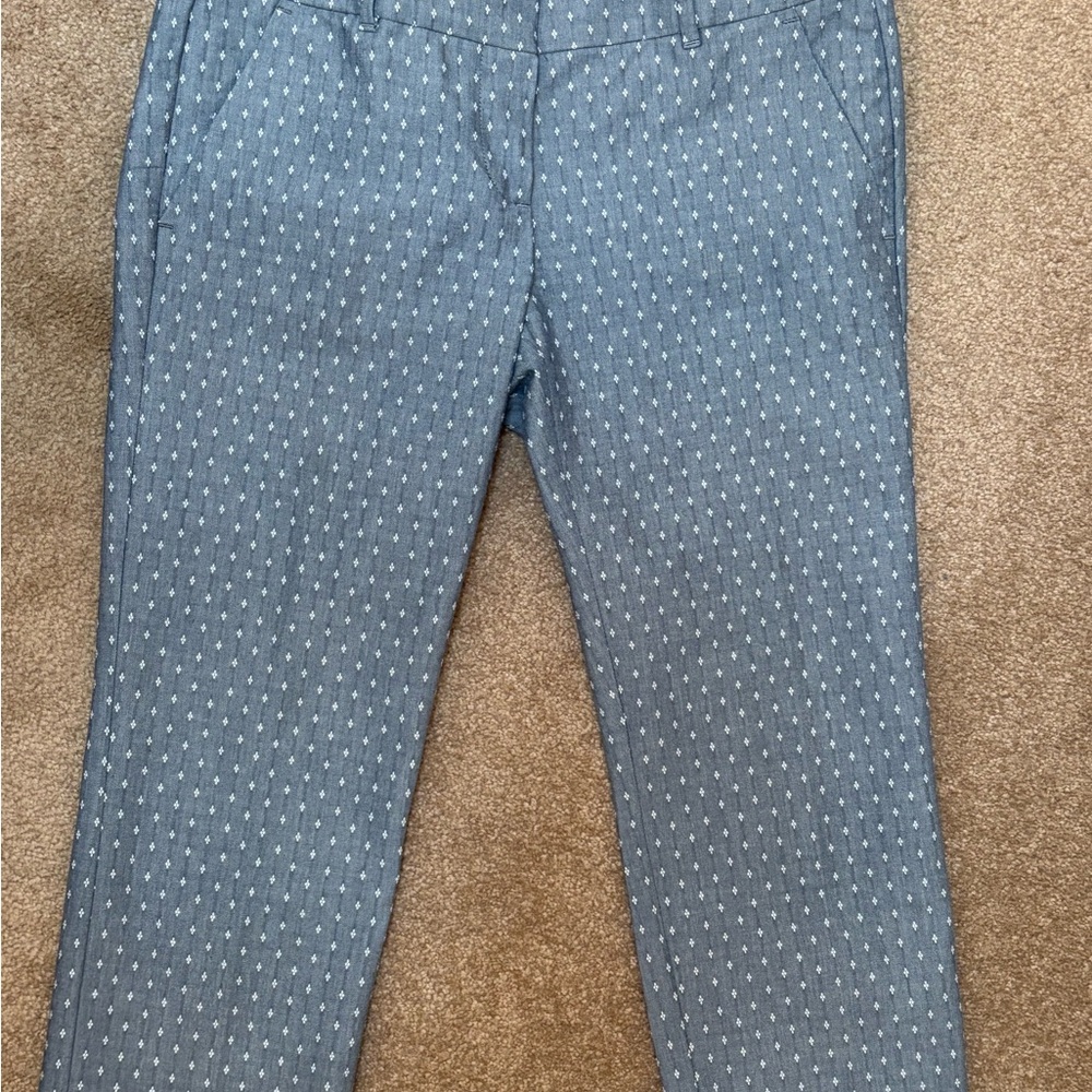 Ann Taylor Blue Cropped Pants